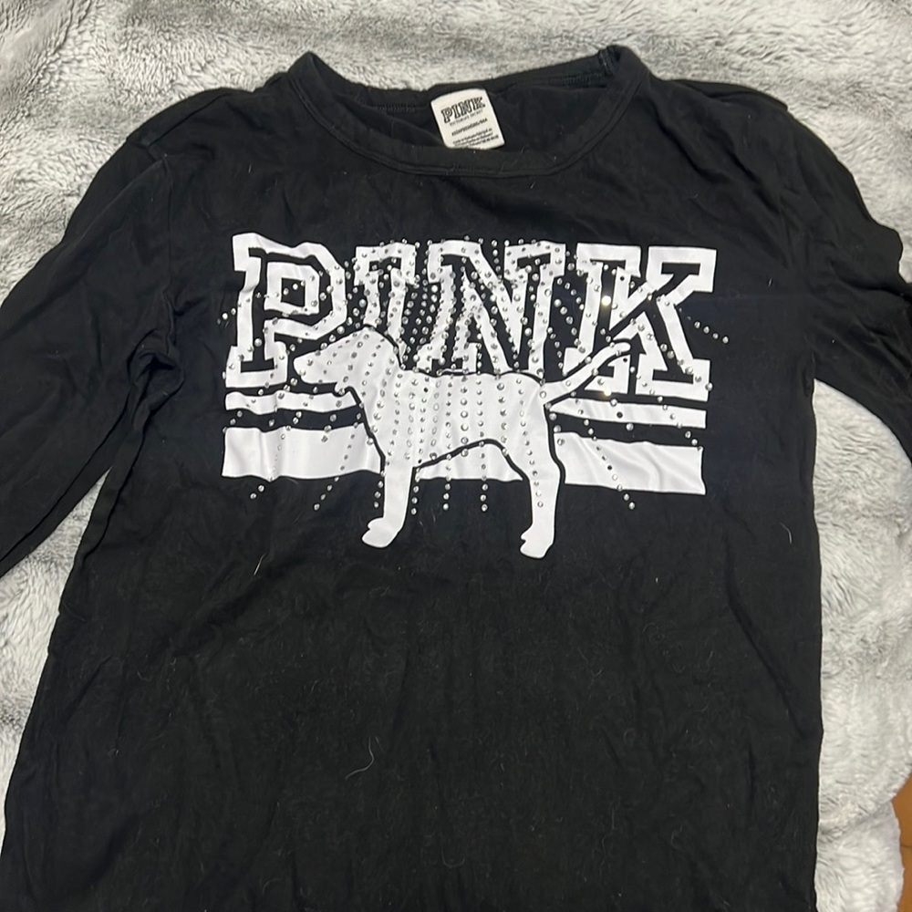 Long Sleeve XS Pink tee